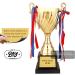 Large Gold Trophy Cup for Sports Tournaments & Competitions - Soccer, Football, Leagues, & Teamwork Awards - Buy Online on GoSupps.com