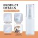 LONGWAY 1oz Airless Cosmetic Cream Pump Bottle (Pack of 6) Travel Size Refillable Containers for Shampoo Frosted Translucent - Buy Online on GoSupps.com