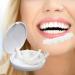 Brigtviee 2 pair instant cosmetic veneers teeth temporary prostheses teeth at the top and below of course dentures immediate veneers false teeth for women and men tooth whitening