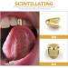 SUPVOX 2Pcs Gold Plated Small Single Tooth Cap Hip Hop Teeth Grill - Golden | Premium Quality - Buy Online on GoSupps.com