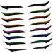 AUTSUPPL 72 Pairs Glitter Eyeliner Holographic Eyeliner Stickers Double Side Tape Adhesive Eyelid Strips - Buy Online on GoSupps.com