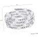 CALLARON Pearl Bracelets Bangle Bracelets for Women Diamond Bracelet Hand Jewelry Bracelet for Women Rhinestone Bracelet Women Jewelry Rhinestones Miss Clamp Drill - Buy Online on GoSupps.com