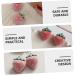 40 Pcs Flocked Strawberry Accessories Earring Sweet Child 2.4X1.8CMx3pcs As Shownx3pcs - Buy Online on GoSupps.com