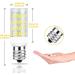 2Pack 4W LED Replacement Light Bulbs for Cosmetic Vanity Makeup Mirror | Daylight White 20W Mirror Replacement Bulbs - Single/Double Sided Magnification - Buy Online on GoSupps.com