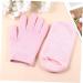 minkissy 4 Pairs Moisturizing Gloves Mitten hand moisturizing gloves cotton hand gloves moisturizing mittens kids overnight Spa Glove fingerless gloves gel gloves short boots dry hands Miss - Buy Online on GoSupps.com