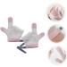 Kisangel 5 Pairs Infant Anti-Scratch Thumb Mesh Mittens - Breathable No Eating Gloves for Baby - 12.5X7CMx5pcs - Buy Online on GoSupps.com