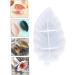 NUOBESTY 1pc Leaves Silicone Mold Silicone Molds Fruit Trays Soap Dish Silicone Fruit Tray Mold Crystal Plate White 16x9.9cm - Buy Online on GoSupps.com