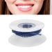 Orthodontic Rubber Chain  Dental Rubber Chain  Orthodontic Rubber Chains Portable Elastic Dental Brace Power Chain Accessory for Orthodontic Treatment (blue)