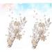 minkissy 2 Set Hairpin Trim Wedding Hair Comb Leaves Hairclip Bridal Hair Accessories Flower Leaf Hair Clip Bridal Hair Clips Wedding Hair Barrette Bridesmaid Hair Clips Miss Mosaic Manual - Buy Online on GoSupps.com