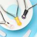 12-Piece Cat Paw Silicone Cuticle Nipper Cover Set | Nail Protector & Manicure Tools | 3 Colors - Buy Online on GoSupps.com