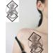 Ooopsiun 12 Large Sheets Eagle Temporary Tattoos | Waterproof Body Sticker for Men & Kids | 3D Eagle Arm Tattoos - Buy Online on GoSupps.com
