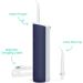 Buy Quip Water Flosser - Cordless Rechargeable Dental Pick with Adjustable Pressure & 360 Rotating Tip - Midnight Blue - International Shipping Available - Buy Online on GoSupps.com
