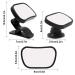 2 Pack Shatterproof Baby Car Rear Seat Mirror - 360 View with Suction Cups & Brackets for Safe Travel - Buy Online on GoSupps.com