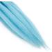 24 Inch Synthetic Dreads Ombre Dreadlock Extensions 10 Strands Twist Braiding Hair Crochet Reggae Dreadlock (Ombre Black and Light Blue) 2-23# - Buy Online on GoSupps.com