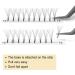 5D-C-0.10-10 Pre Made Fan Eyelash Extensions - Russian Volume Lashes 0.07 0.10 C D Curl - 10mm Long Stem Premade Fans - Buy Online on GoSupps.com