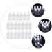 Lurrose 20-Piece Travel Bottle Set | Empty 50ml Cosmetic Bottles for Shampoo Lotion & Toiletries | Perfect for Travel & Camping - Buy Online on GoSupps.com