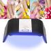 12 LED Nail Polish Dryer - Black Gel Curing Light for Home & Salon Nail Art - Buy Online on GoSupps.com