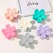 6 Flower Hair Clips for Women - Non-Slip Claw Hair Accessories | Large Matte Slide-Resistant Clips in 6 Colors - Ideal for Thick/Thin Hair - Buy Online on GoSupps.com
