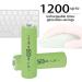 1.2V NiMH AA 1600mAh High Capacity Rechargeable Batteries - 12 Pack for Wireless Mouse Keyboards Gaming Controllers & RC Remotes - International Shipping Available - Buy Online on GoSupps.com