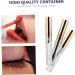 AUTSUPPL 3pcs Makeup Bottle Mascara Tube and Brush Empty Lip Balm Bottle Mascara Sample Bottle Golden Plastic - Buy Online on GoSupps.com