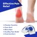 MEDCA Silicone Gel Heel Cushion Pads Cups for Men, Size 7-10 - Plantar Fasciitis Relief & Achilles Pain Prevention - Buy Online on GoSupps.com