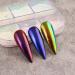 Chrome Nail Powder Set - Metallic Mirror Effect for Nail Art Gel Polish - 6 Colors Aurora Magic White Pearl Mica Powder - Iridescent Manicure Pigment - Buy Online on GoSupps.com