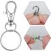 104PCS Swivel Snap Hooks with Key Rings  Metal Lobster Claw Clasp  Keychain Rings for Crafts 1.25inch/32mm silver 32mm - Buy Online on GoSupps.com