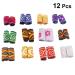 Lurrose 12pcs Fabric Dreadlock Beads - Colorful Braid Cuffs Hair Accessories for Women Men | Mixed Style - Buy Online on GoSupps.com