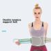 Lordosis Support Belt - Adjustable Back Belt for Pain Relief in Women & Men | Sciatica Scoliosis & Spinal Canal Stenosis Relief - Buy Online on GoSupps.com