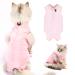 Clrybo Katzenbody After op castration pet-medical surgical shirt surgical recovery suits for cats (style: pink m) style: pink m