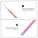 OHPHCALL 5pcs Eyelash Stick Lashes Extension Lift Tools Mini Mascara Lashes Kit Stainless Steel Colorful - Buy Online on GoSupps.com