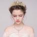 Didder Crystal Princess Crown Wedding Tiara - Gold for Women - Buy Online on GoSupps.com