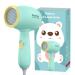 pretty girl Feekaa Mini Hair Dryer for Girls Gentle Heat for Baby Hair and Skin Low Noise 550 Watts Light and Durable Hair Dryer for Children and Pets