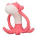 Silicone Baby Octopus Bite Ring - Food Grade Heat-Resistant Teething Toy for Tactile Training - Buy Online on GoSupps.com