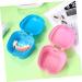 Housoutil 2 Pack Tooth Box Container - Durable Plastic Retainer Case for Prosthesis & Dental Accessories - Travel Cleaning Box - Buy Online on GoSupps.com
