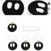 Bestoyard 2 Pack Halloween Vampire Fangs and Werewolf Teeth Set - Fake False Teeth for Costumes - Buy Online on GoSupps.com