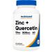 Nutricost Zinc + Quercetin Supplement (50mg Zinc 800mg Quercetin) 120 Capsules - Vegan GMO-Free Gluten-Free 60 Servings