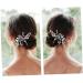 MAGICLULU Artificial Pearl Headdress Rhinestone Hair Accessories Elegant Photo Props Flower Design Hair Comb Bridal Hair Decoration - Buy Online on GoSupps.com