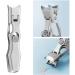 UNbit Nail Clipper Self Locking Stainless Steel Nail Clippers with Splash Proof Cover Trimmer Pedicure Care Nail Clippers Professional Nailclippers - Buy Online on GoSupps.com