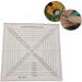HONEYSEW Half-Square Triangles Template Ruler for Sewing Quilting - Easy and Accurate - Buy Online on GoSupps.com