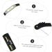 Hemoton 2pcs Bow Eyebrow Ruler Measuring Tool Stainless Steel Eyebrow Trimming Positioning Ruler - Buy Online on GoSupps.com