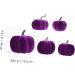 Didiseaon 5pcs Flannel Foam Pumpkin Autumn Decor Halloween Decor Velvet Pumpkins for Decorating Artificial Pumpkin Decoration Fall Decorations Home Decor Photo Prop Fake Pumpkin Set Purple Purple 14X12.5X12.5CM - Buy Online on GoSupps.com
