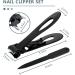 15mm Wide Jaw Nail Clippers - Stainless Steel Fingernail & Toenail Clippers for Thick Nails with Leather Case - 2 PCS - Buy Online on GoSupps.com