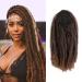 18inch Afro Kinky Curly Ponytail Clip in Wavy Ponytail Extension Marley Hair Piece Drawstring Puff Bun 18 inches 1B/30#