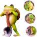 Zerodeko Cute Frog Ornament Greenery Decor Mini Toy Outdoor Decor Figurines for Outdoors Synthetic Resin - Buy Online on GoSupps.com