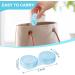 50 Pack Contact Lens Cases - Cute Leak-proof & Bulk Transparent Contact Cases in 5 Colors for Home & Travel - Buy Online on GoSupps.com