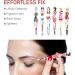 Pinkiou Professional Slant Tip Eyebrow Tweezers 6 Pack Bikini Style Hair Removal Makeup Tool - Buy Online on GoSupps.com
