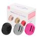 Fauxomor make-up sponge holder-3 pieces breathable silicone beauty blender travel bag for all sizes of make-up sponge frosted portable cosmetics tool gray+rose red+black 1 piece (3 Pack) C-gray+rose red+black
