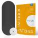 Amolyfe Dexcom G7 Adhesive Patches 25-Pack Waterproof CGM Libre 1/2 and Dexcom G7 Sensor Covers 1 Reusable Bump-Proof Cap Breathable Easy to Apply Long-Lasting Protection for 10 14 Days (Blk)