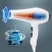 2000W Hair Dryer Salon Negative Ionic Hair Blow Dryer Dc Motor Light Weight Low Noise Hair Dryers White - Buy Online on GoSupps.com